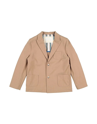 DANIELE ALESSANDRINI Blazer Camel 52% Cotton, 40% Polyamide, 8% Elastane