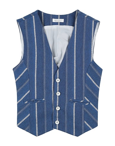 BIEN HABILLE Waistcoat 70% Cotton, 22% Polyester, 8% Linen
