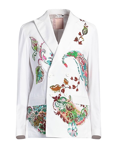 ANTONIO MARRAS Blazer White 69% Cotton, 26% Polyamide, 5% Elastane