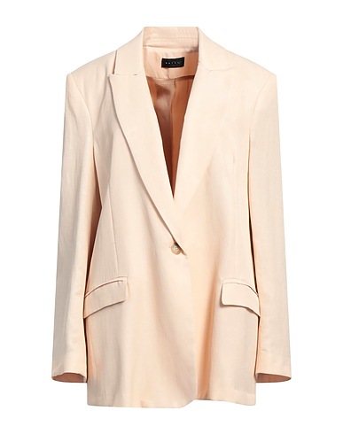 BALTI_ Giacca Beige 77% Viscosa, 23% Lino