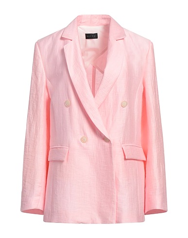 BALTI_ Blazer Pink 92% Linen, 8% Polyamide