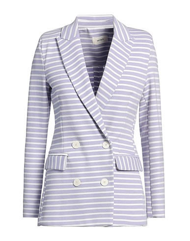 VICOLO Blazer Lilac 29% Polyamide, 23% Viscose, 22% Polyester, 22% Cotton, 4% Elastane