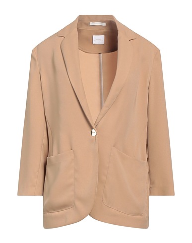 MERCI ITALIA Blazer Camel 85% Polyester, 15% Viscose