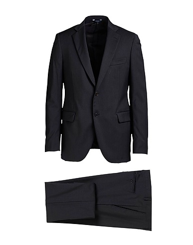 TOMBOLINI Suits Charcoal 100% Virgin Wool
