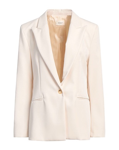 VICOLO Blazer Cream 70% Polyester, 23% Viscose, 7% Elastane