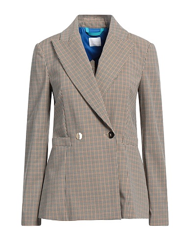 MERCI ITALIA Blazer Beige 63% Polyester, 35% Viscose, 2% Elastane