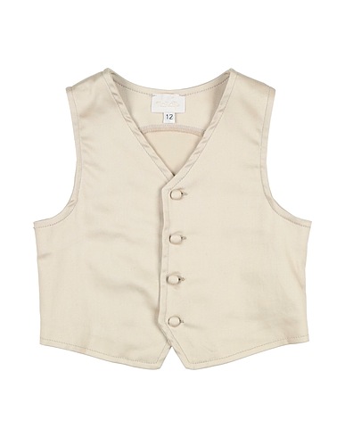NANÁN Waistcoat Beige 97% Cotton, 3% Elastane