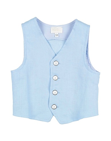 NANÁN Waistcoat Sky blue 100% Cotton