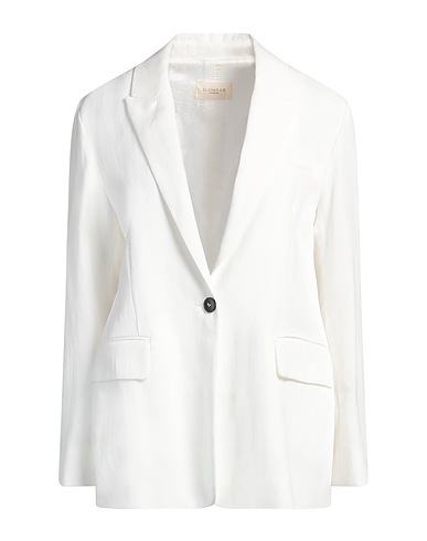 MONTEDORO Blazer White 56% Lyocell, 44% Linen