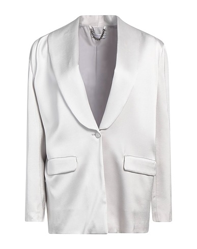 MVP WARDROBE Giacca Grigio chiaro 100% Viscosa, Poliestere