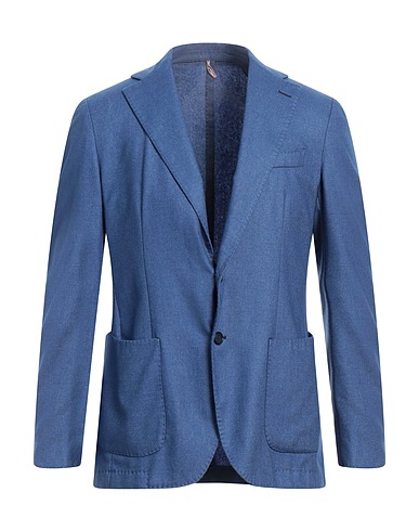 SANTANIELLO Blazer Blue 80% Wool, 20% Polyester