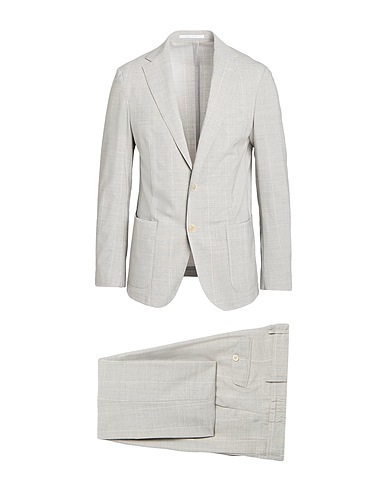 ELEVENTY Suits Light grey 96% Wool, 4% Elastane