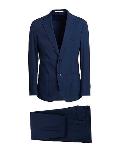 ELEVENTY Suits Navy 78% Cotton, 17% Polyamide, 5% Elastane