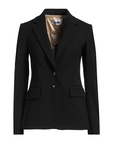 GRIFONI Blazer Black 53% Polyester, 43% Virgin Wool, 4% Elastane