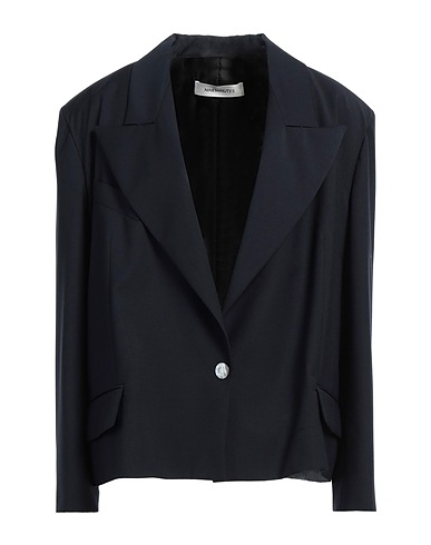 NINEMINUTES Blazer Midnight blue 54% Polyester, 44% Wool, 2% Elastane