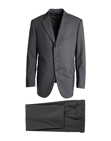 PAL ZILERI Suits Charcoal 99% Wool, 1% Elastane