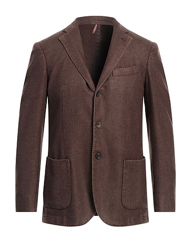 SANTANIELLO Blazer Brown 80% Wool, 20% Polyester