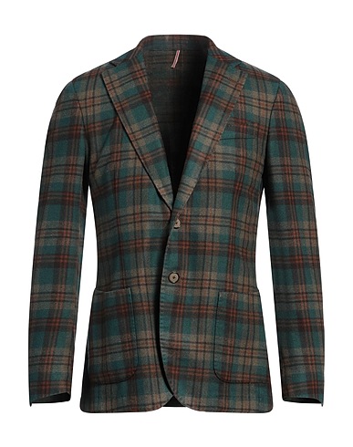 SANTANIELLO Blazer Deep teal 70% Wool, 30% Polyamide