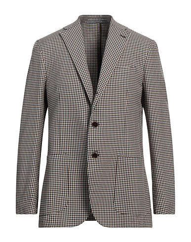CANTARELLI Blazer Dark brown 100% Cotton