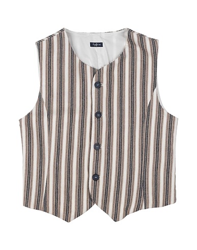 IL GUFO Anzugweste Khaki 62% Baumwolle, 36% Polyester, 2% Andere Fasern