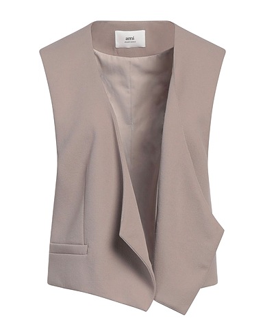 AMI ALEXANDRE MATTIUSSI Chaleco Gris 100% Lana Virgen