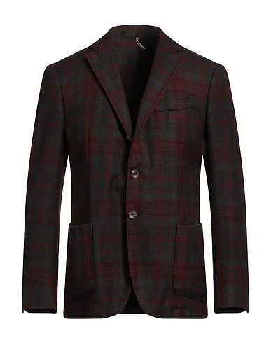 SANTANIELLO Blazer Burgundy 100% Wool