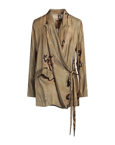 UMA WANG Blazer Military green 50% Viscose, 50% Cupro