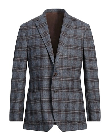 SARTORIO Blazer Slate blue 100% Virgin Wool