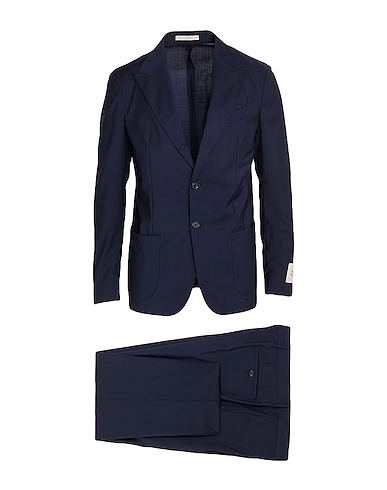 CC COLLECTION CORNELIANI Suits Navy blue 100% Virgin Wool