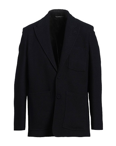 DIOR HOMME Blazer Navy 86% Virgin Wool, 13% Polyamide, 1% Elastane