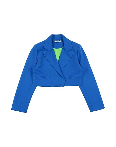 Y-CLÙ Blazer Bright blue 97% Polyester, 3% Elastane