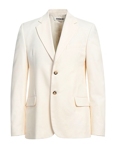 CHOICE Blazers Elfenbein 45% Baumwolle, 25% Polyester, 15% Viskose, 13% Acryl, 2% Gummi
