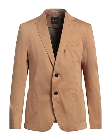 BOSS Blazer Camel 63% Cotton, 17% Polyamide, 16% Polyester, 4% Elastane