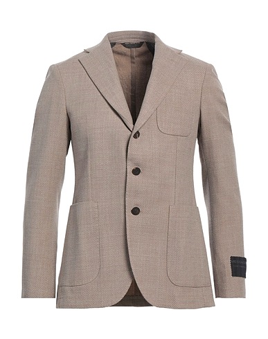 MESSAGERIE Blazer LUXE FABRICS Taupe 55% Virgin Wool, 45% Cotton