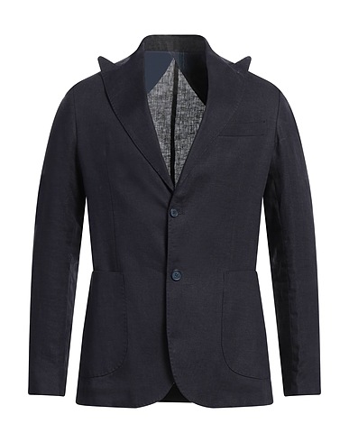 MALIA COUTURE Blazer Midnight blue 100% Linen