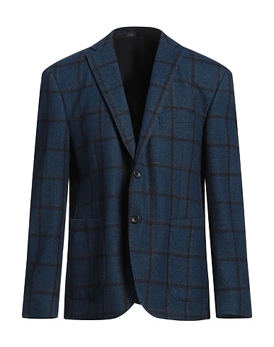 STEVE&COLLINS Blazer Blu navy 100% Lana Vergine