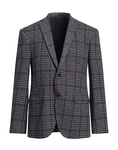 STEVE&COLLINS Blazer Midnight blue 100% Virgin Wool