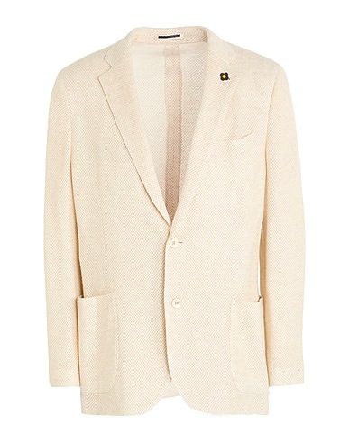 LARDINI Blazers Elfenbein 70% Leinen, 28% Kaschmir, 2% Elastan