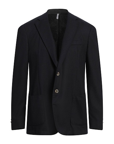 SANTANIELLO Blazer Blu notte 47% Cotone, 38% Lana, 15% Poliestere