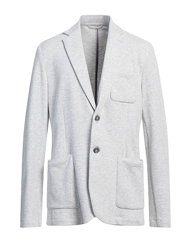 GUESS Blazer Light grey 90% Cotton, 10% Polyester