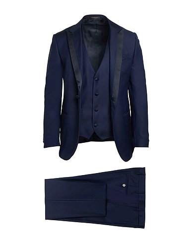 CORNELIANI Abito Blu navy 100% Lana Vergine