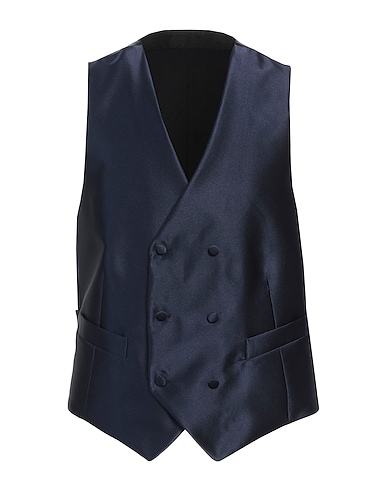 SARTORIA LATORRE Suit vest Navy 100% Silk