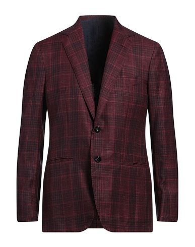 SARTORIO Blazer Burgundy 100% Wool