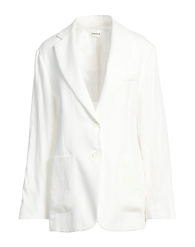 P.A.R.O.S.H. Blazer White 100% Linen