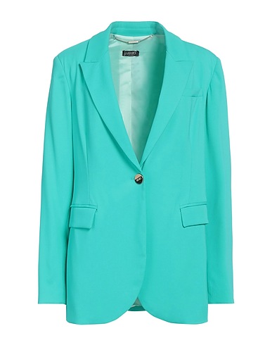 LIU •JO Blazer Turquoise 67% Viscose, 29% Polyester, 4% Elastane
