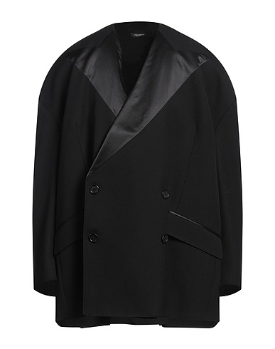 DOLCE&GABBANA Blazer Black 90% Wool, 9% Silk, 1% Elastane