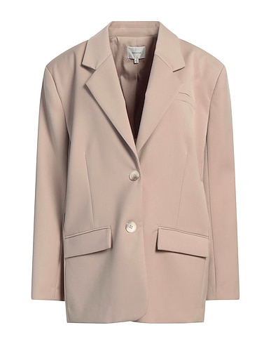 GESTUZ Blazer Beige 33% Viscose, 32% Recycled polyester, 32% Polyester, 3% Elastane