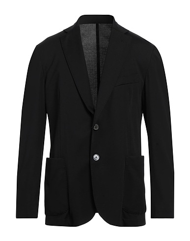 OUT/FIT Blazer Black 55% Viscose, 40% Polyamide, 5% Elastane