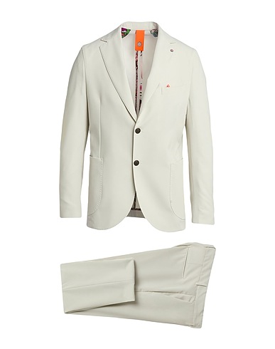 BHARNABA Suits Cream 70% Polyester, 24% Viscose, 6% Elastane