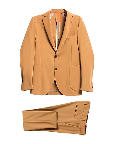 BHARNABA Abito Cammello 70% Poliestere, 24% Viscosa, 6% Elastan